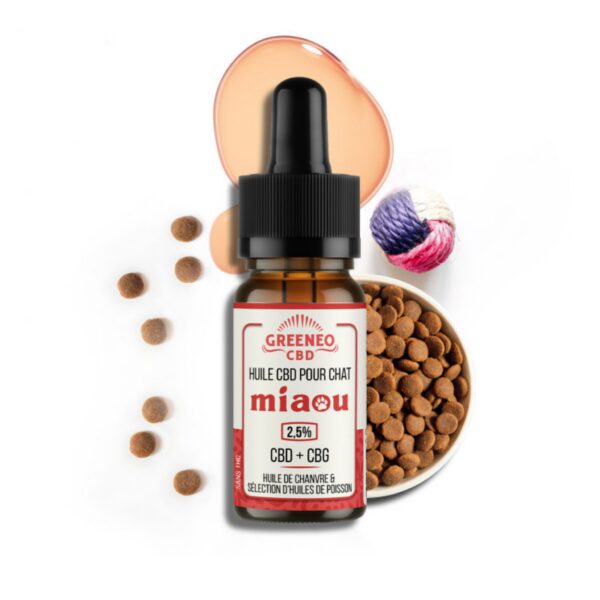 HUILE CBD+CBG Chat - 14,90€