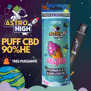 kit complet puff astro high 90 he gelato 700 bouffees rechargeable